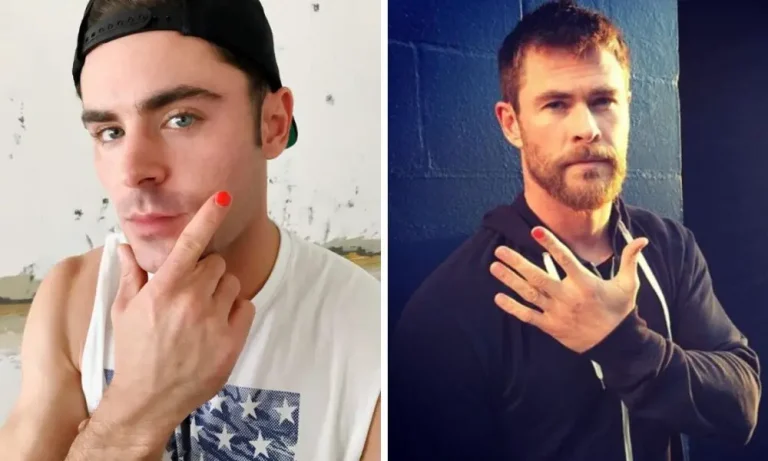 If you see a man with one painted fingernail, here's what it means -